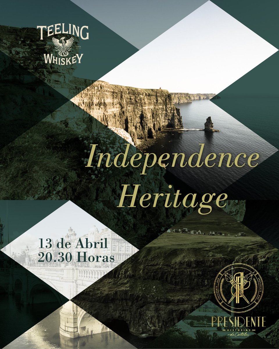 dom_phaedrus's tweet photo. Te invitamos a la Masterclass de Adriano Marcelino y Seba García en @Bar_Presidente en donde podrás degustar el Trinity de Teeling Whiskey y disfrutar de un cocktail de autor, inmerso en la cultura irlandesa, como parte de la #SemanaDeLaCocteleria  @soyelcantinero  @BAcoctel https://t.co/1RHrM98cNu