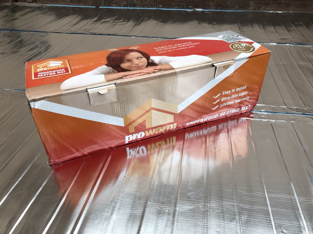 Mbuildservices's tweet photo. @prowarmheating Underfloor heating going down in the conservatory today ready for oak flooring tomorrow @UnderfloorHS  #conservatory #engineeredoak https://t.co/FqR3fTjbbh