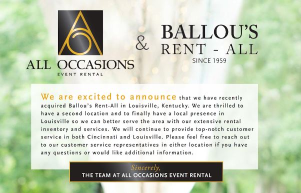 ILEACincy's tweet photo. What a start to the week! Congratulations to one of our all time fave vendors All Occasions who have expended operations to Louisville. #eventprofs #events #Cincinnati #Louisville #cincyevents #myILEA #ILEAhub https://t.co/WWkqfixAw4