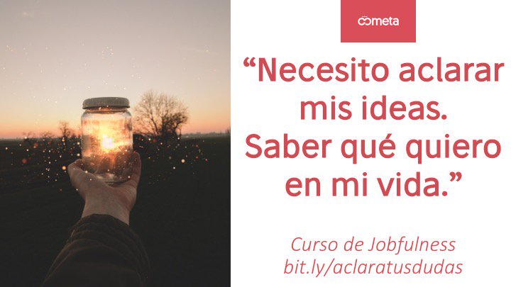 Quieres cambiar para desarrollarte en un trabajo que te llene, pero ¿por dónde empezar?
Este viernes en <a href="/espaciogeranios/">Espacio Geranios</a> construye tu propia Brújula de decisiones para emprender una vida laboral con propósito, éxito y conciencia. joincometa.com/aclara-tus-dud…
