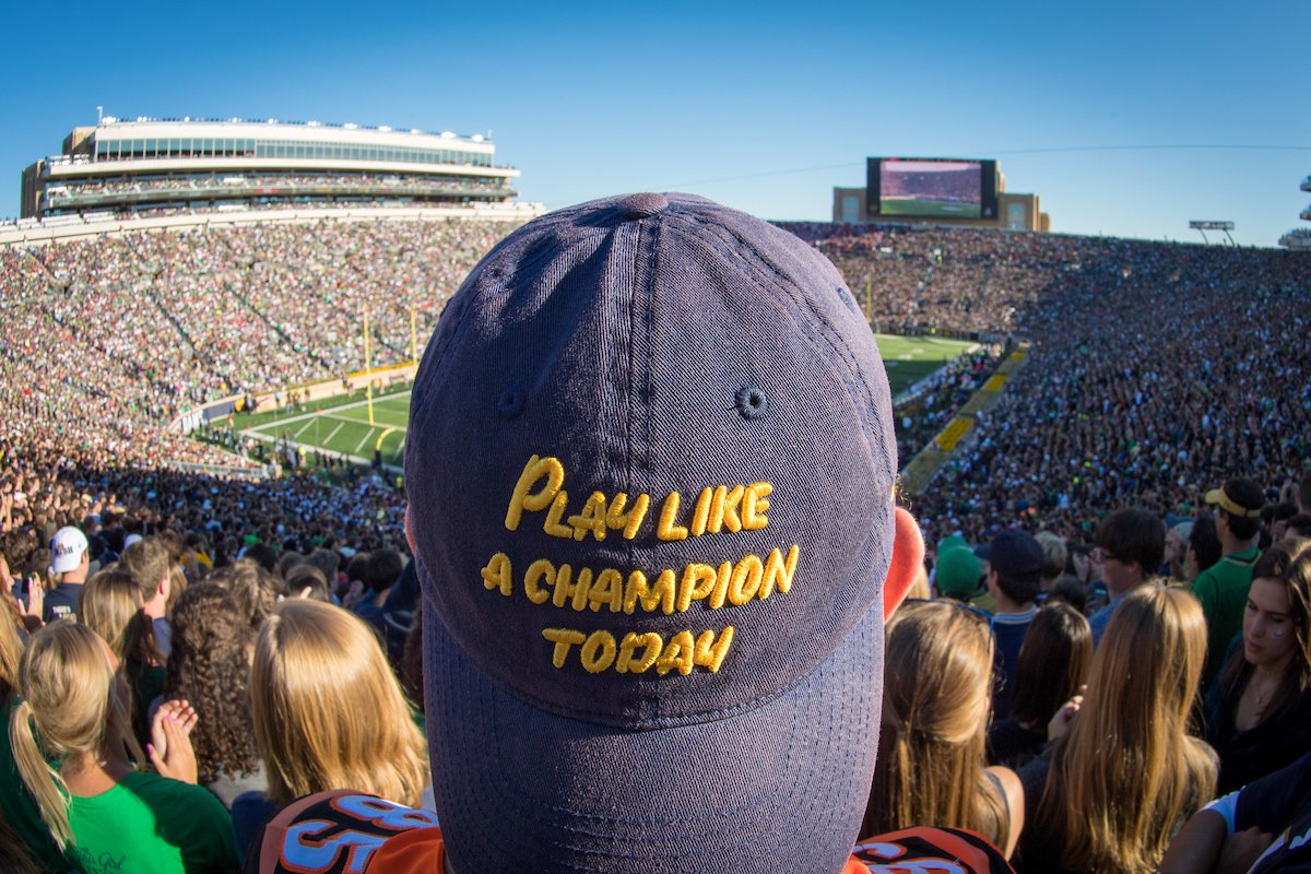 FightingIrish's tweet photo. 1️⃣1️⃣ days until we’re back at Notre Dame Stadium for 🏈 @NDFootball's Blue-Gold spring game!

🗞 https://t.co/NrNRfHYimz

#GoIrish https://t.co/SOMtAaLvl2