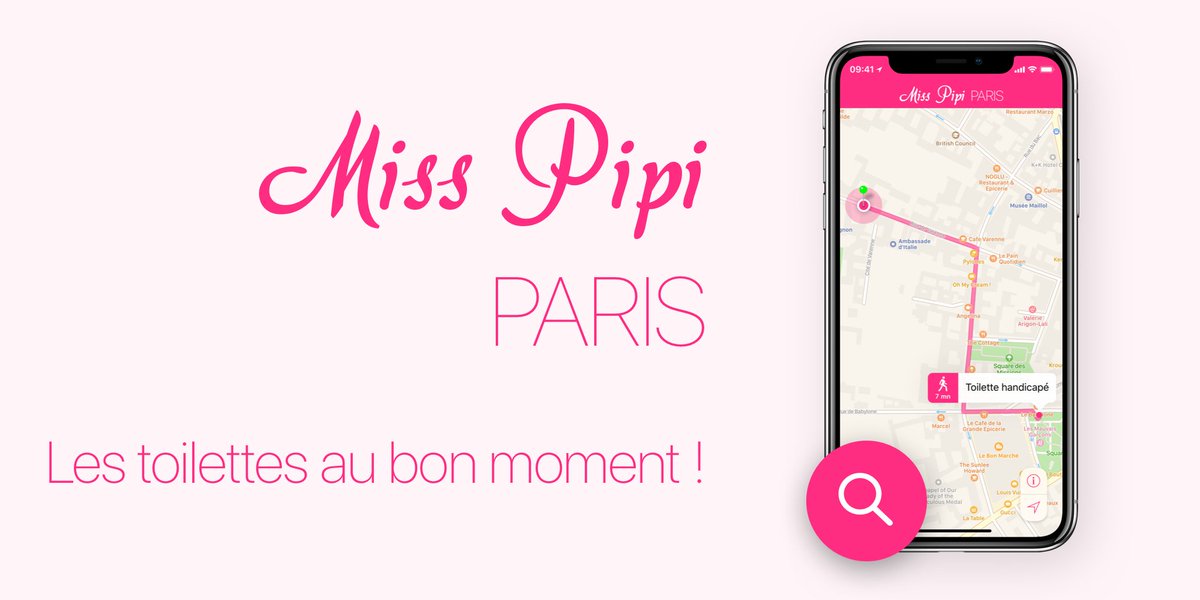 misspipiapp's tweet photo. Miss Pipi Paris fait peau neuve et se drape d’un rose framboise plus éclatant.

En plus, l’intelligence de Miss Pipi a maintenant un nom : « Here We Go!® ». Le bouton magique qui fait tout à votre place !

Que pensez-vous de cette nouvelle version ?

https://t.co/8rcU5CZxAz https://t.co/kz3TQ4N7DQ
