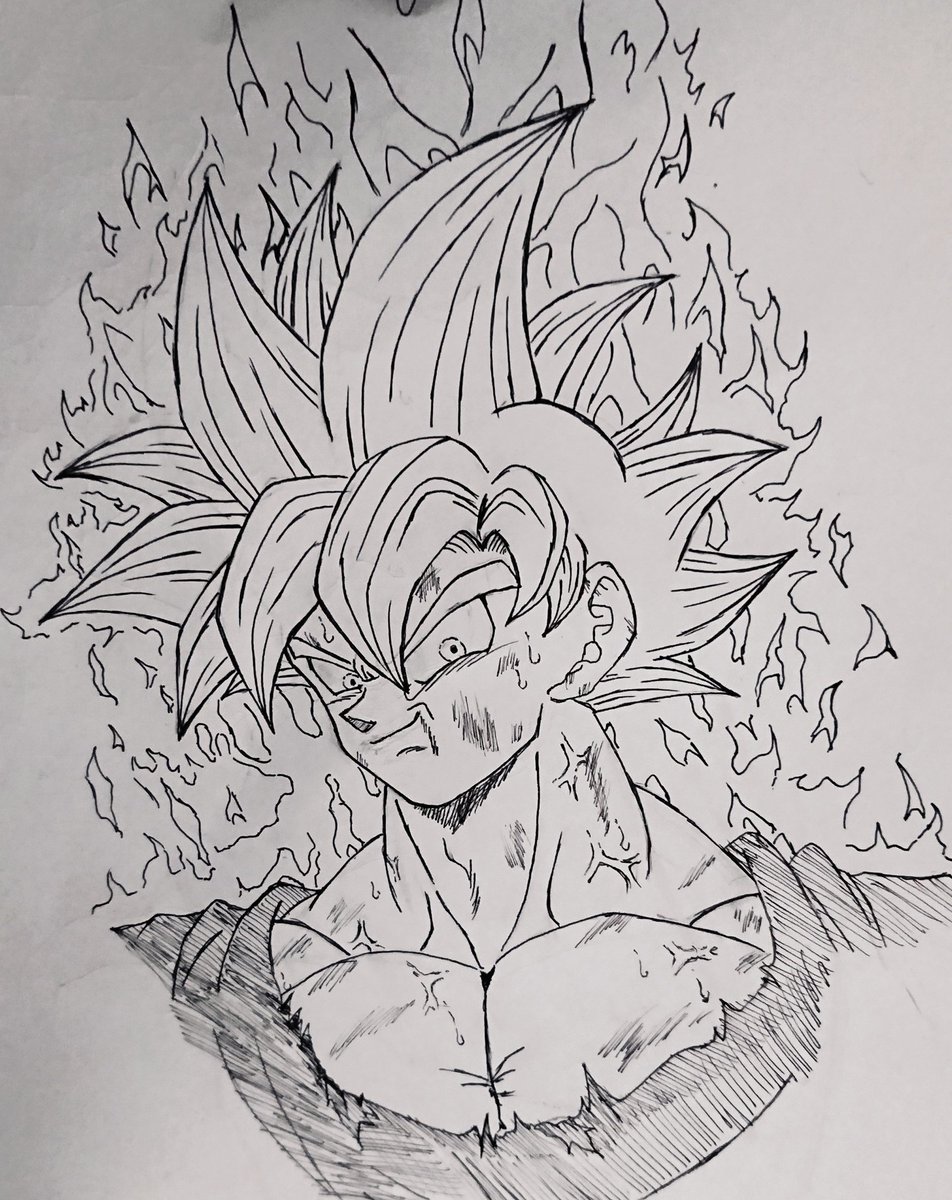究極の聖戦聴いてたらワクワクしてきたので勢いで描いてみました。
青シャツ極です😃 