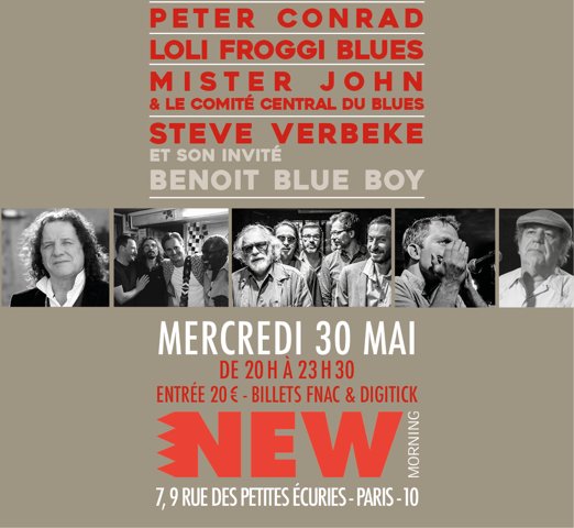 soul_bag_mag's tweet photo. #NuitduBluesenFrançais 1ère édition le 30 mai au @newmorning
#SteveVerbeke #BenoitBlueBoy #LoliFroggiBlues #PeterConrad...
https://t.co/SW43Q3f2Q9 https://t.co/D4lMWejFO8