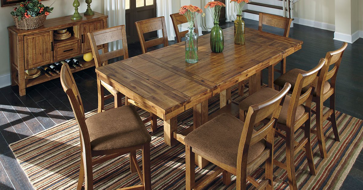 This gorgeous #AshleyTable set &amp; 6 chairs is ON SALE for only $1,399 for a limited time during #TipTopFurniture’s #SpringClearance #Sale! Stop by to see our huge #AshleyFurniture selection – and #save up to 70% OFF one-of-a-kind #FurnitureDeals! ow.ly/OiJH30jbD2L