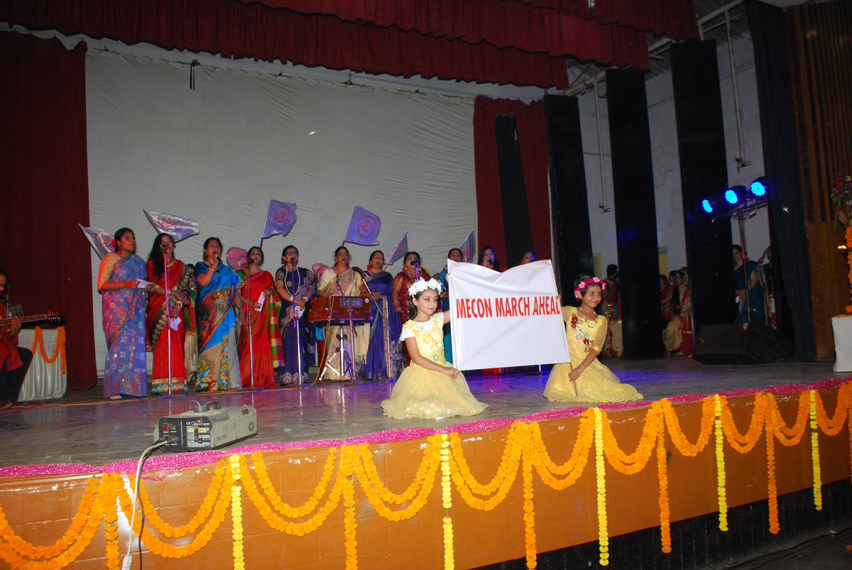 MECONLimited's tweet photo. #MECON celebrated its 60th foundation day on 06.04.2018 with great zeal and happiness as #MECONIANS performed on stage showcasing their skill and talent with impactful performances. #MECONFoundationWeek @ChBirenderSingh; @SteelMinIndia; @vishnudsai; @PIB_India; @PMOIndia https://t.co/iKvFEcFeVr