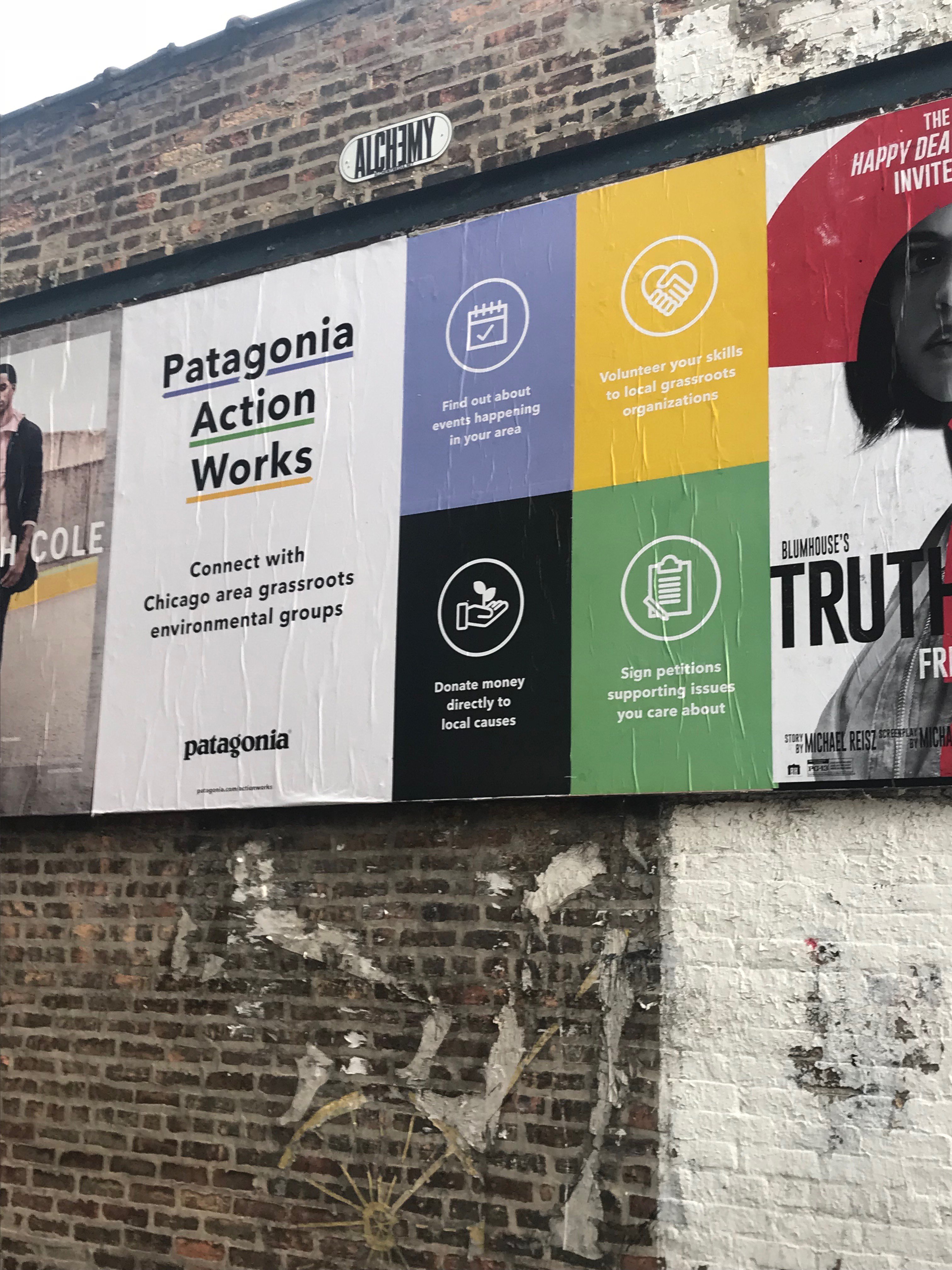 Notebaert Nature Museum on Twitter: "We spotted this @patagonia Action Works billboard on Broadway! We're proud work w/ #PatagoniaChicago &amp; are thrilled to a part of the Works