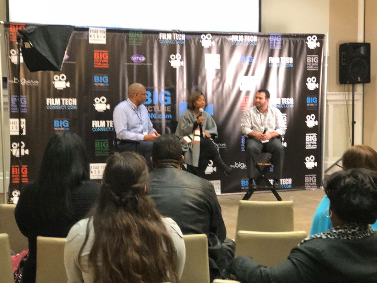 GMVoices's tweet photo. Our Director of Strategic Sales, "Coach" Mike, was on the "Voice-Over for Beginners" expert panel at @BigPictureCon yesterday! https://t.co/vr1p3MoHYr