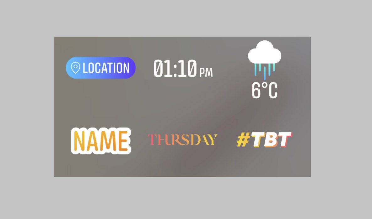 Facebook has added new options for their Stories 📱, including new sticker options enabling you to add in weather and location features as well as tagging friends with a new 'name' sticker 👏🎉