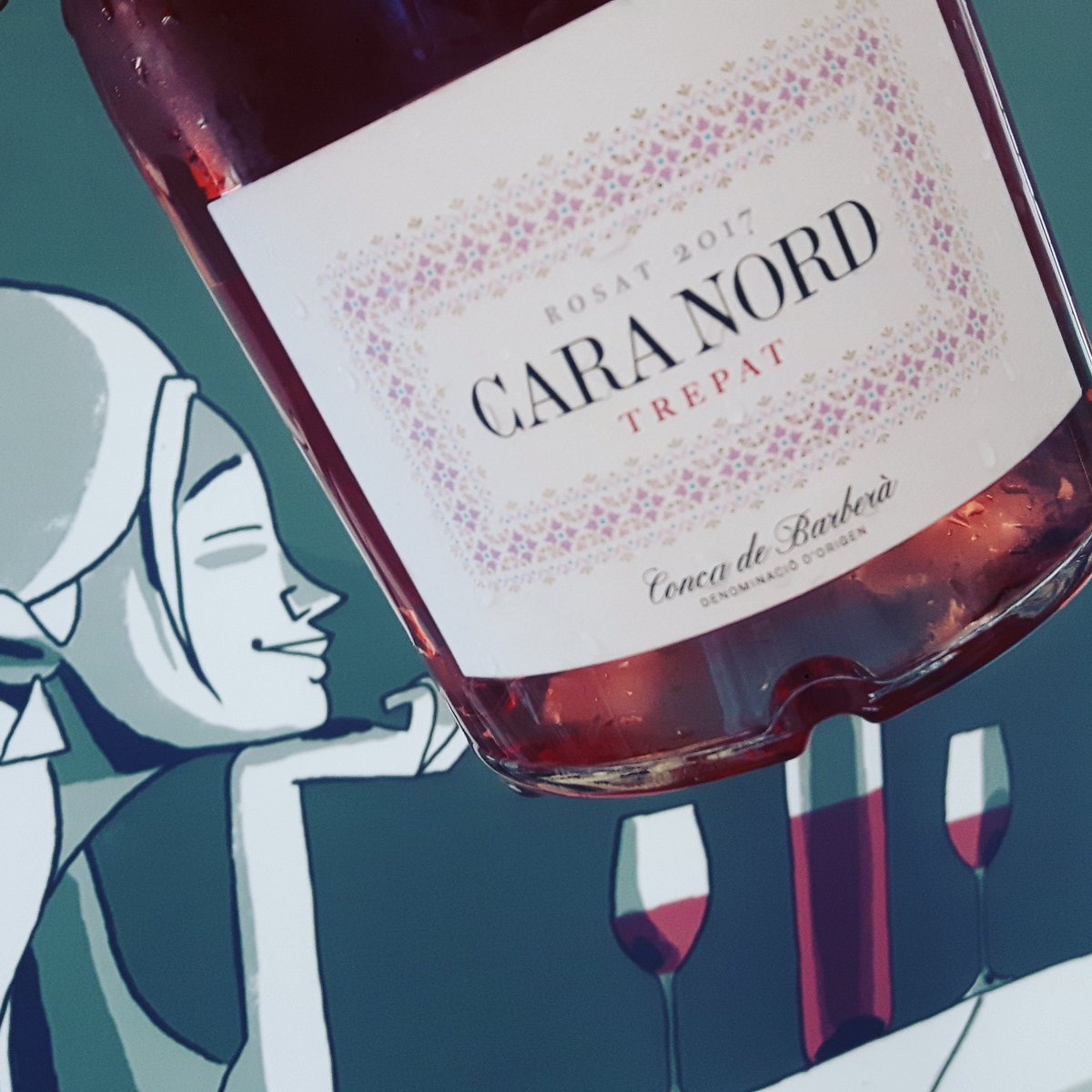 DacilEstapaCruz's tweet photo. 8a. Mostra #deVinsMenorca @CaraNordCeller #rosado #trepat #viticulturademontanya @DOConcaBarbera @vilaviniteca #wine #Menorca https://t.co/vgKLKLce9D