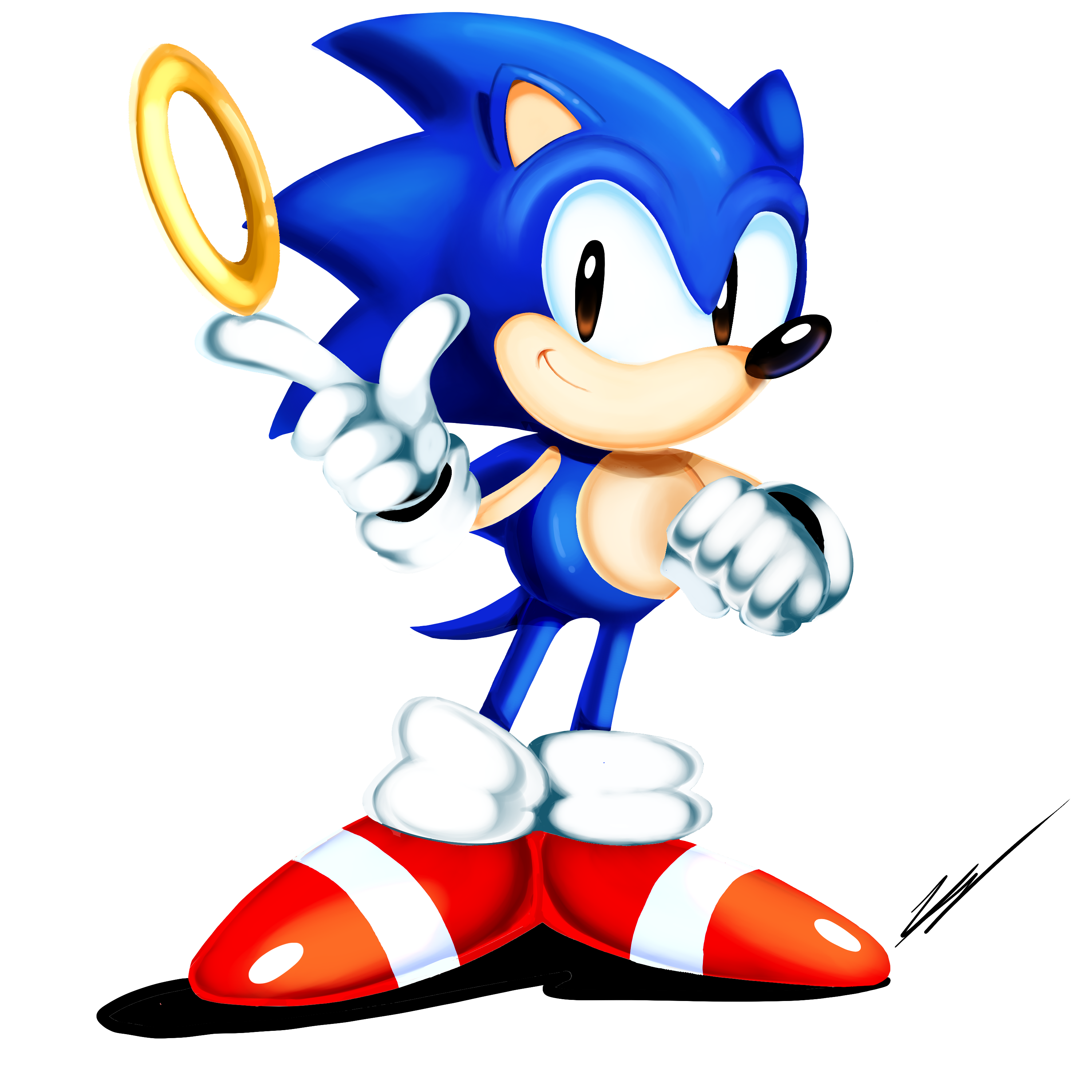 AeroArtwork✰ on X: Finished another Classic Sonic render! This