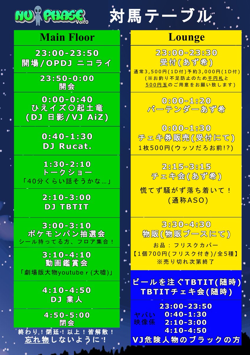 NuPhaseOfficial's tweet photo. 皆さん、いかが、どうお過ごしですか！大丈夫ですか！
4/21(土)23:00~六本木CUBEにてサブカル系イベントですよ！サブカル系イベント！
音MADからオサレな曲まで取り揃えております！
映像もﾔﾊﾞﾔﾊﾞなのでダンゼンボッカラノ、おすすめです！
#NuPhase　https://t.co/JJGgULhtvK https://t.co/Mz0cBXwe5d