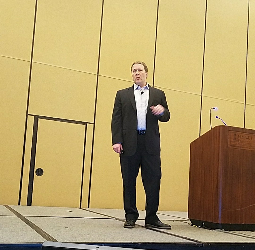 Richard Collopy speaking at #TSUN2018