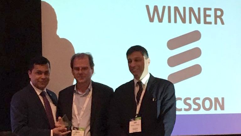 EricssonMEA's tweet photo. Breaking News: We are honored to win the ‘Best NFV/SDN Solution’ award at the #5GMENA awards evening in Dubai. Watch this channel for the full story https://t.co/IlUVLWWhHY