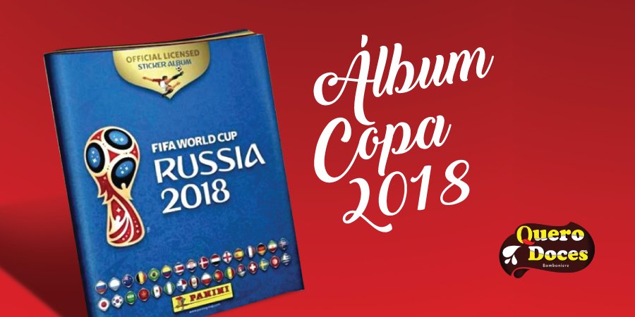 QueroDocesBR's tweet photo. Você também quer entrar na onde da Copa 2018? Garanta o seu álbum de figurinhas e comece a colecionar! https://t.co/sTzSKKtbcS