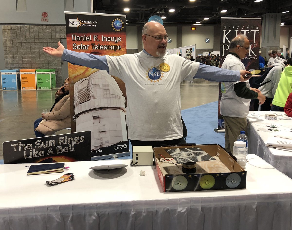 AURADC's tweet photo. Thanks to John Williams @NatSolarObs for engaging all the young scientists at the #SCIFEST this weekend! @NSF @NOAONorth #NSFfunded https://t.co/Gc91ybZFtC