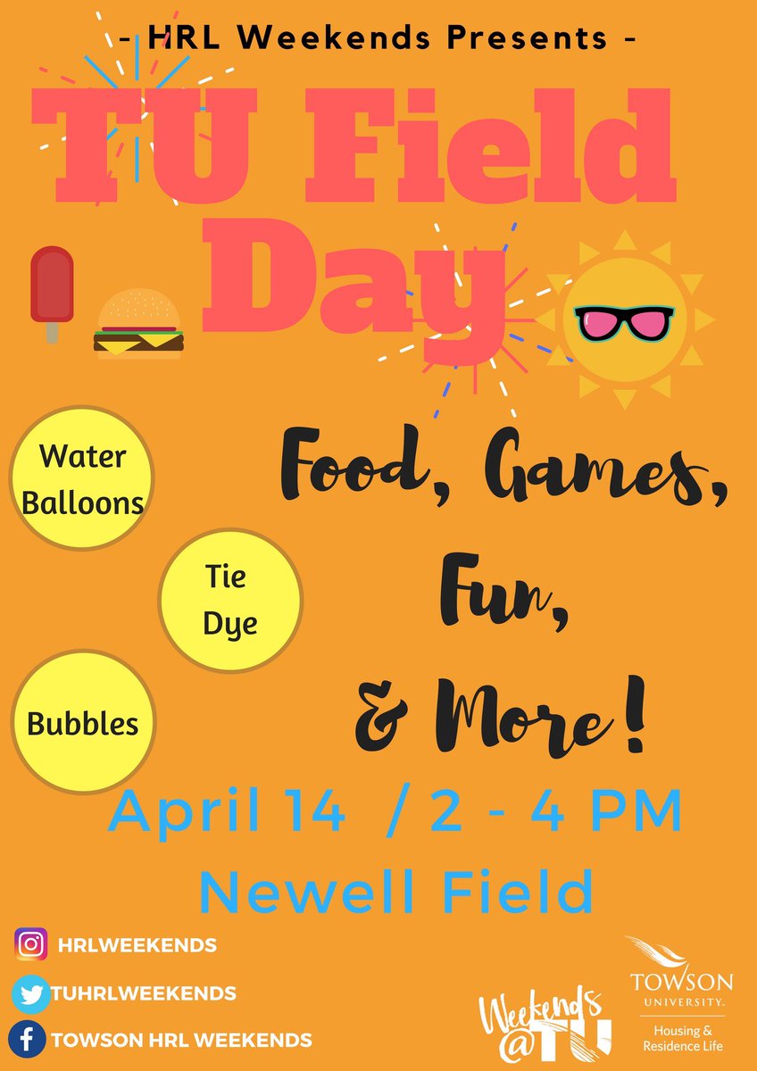HRLWeekends's tweet photo. Water balloons, tie-dye, and much more! You do not want to miss this! #HRLWeekends #WeekendsatTU https://t.co/Ah0XaHbd0f