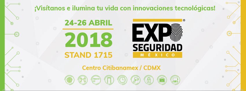 ¡Visitanos en <a href="/ExpoSeguridad/">ExpoSeguridadMexico</a> del 24 al 26 de abril y conoce las últimas novedades de #ZKTeco! Regístrese aquí: registration.exposeguridadmexico.com/es.html?utm_so…