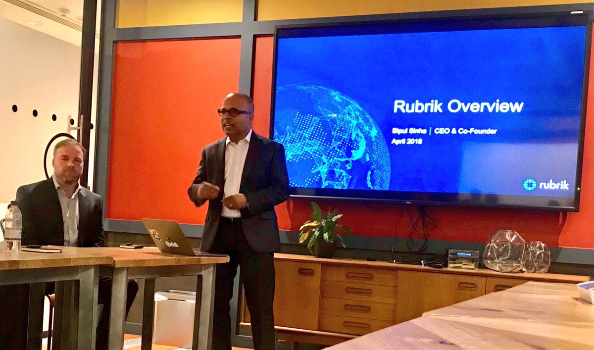 jenniferT73's tweet photo. Great to listen to @bipulsinha discuss all things @rubrikInc &amp; outline some very forward thinking tools with the Polaris addition to the portfolio. Making cloud scalable, compliant, secure &amp; simple. Look forward to more developments @Brown2Martin @unionsolutions https://t.co/kBHoiQ7ImK