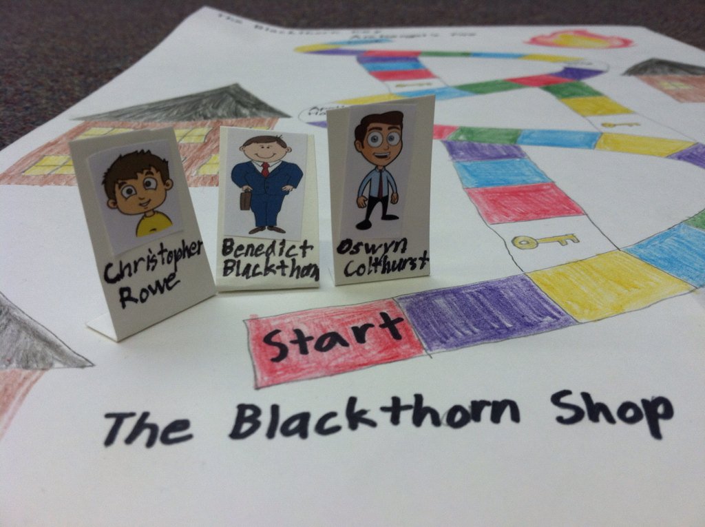 Librarystm's tweet image. Check out Patrick L&apos;s project on The Blackthorn Key by @kevinsandsbooks for @UsetheSchwarz77 6thgrade English class