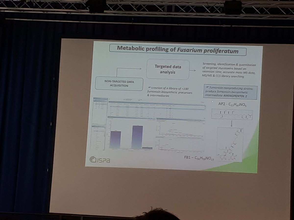 MoFathiAbdallah's tweet photo. Nice talk about Fusarium proliferatum combining genetic variability and (un)-targeted metabolic profile
@saeger_sarah @MartheDeBoevre
#EFS14 https://t.co/IG2H6m4cbM