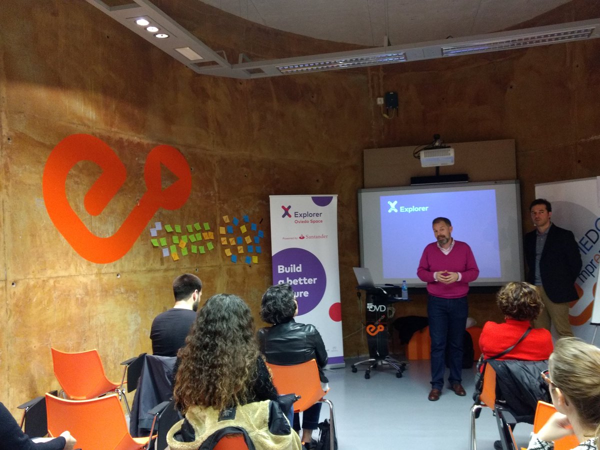 OviedoEmprende's tweet photo. Una interesante sesión esta tarde: #ExplorerOviedo: "Negociación y resolución de conflictos" con Pablo Campos en @taluderia @ExplorerOviedo @ExplorerByX  @emprendecise @bancosantander. Presenta @danielgalonso cc @aytoviedo @uniovi_info https://t.co/gUxKTNv339