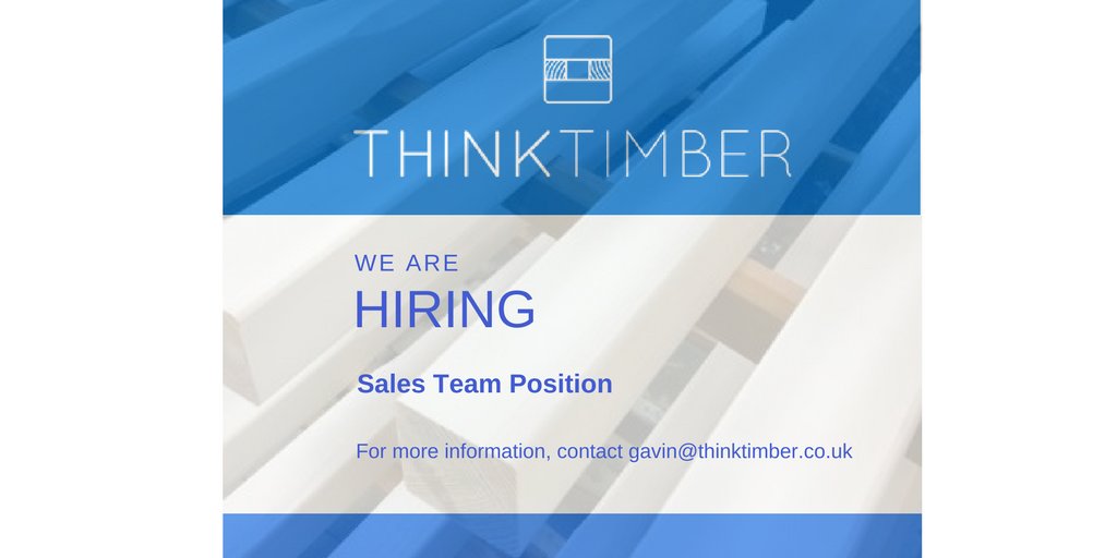 think_timber's tweet photo. #WeAreHiring at #ThinkTimber https://t.co/ipkmwjm1ys