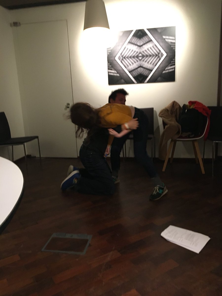 Rehearsals well underway for ‘HighTops’ by @benschwarz13 for <a href="/CuckooBang/">Cuckoo Bang</a> with the insanely talented <a href="/EvieLockley/">Evelyn Lockley</a> &amp; #MattLim #directingstuff <a href="/WhiteBearTheatr/">White Bear Theatre</a>