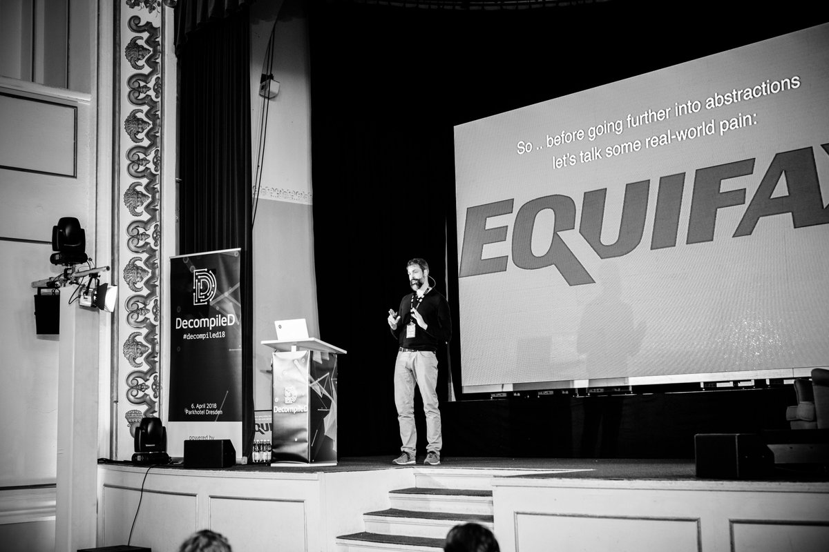 upsundotcom's tweet photo. Check out our own @robertdouglass delivering a session on the art of not getting Equifaxed (From Oops 🤦♀️ to Noops 🐿) at DecompileD. Well done! #decompiled18 https://t.co/Cezxz0lJi0