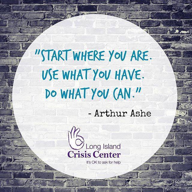 Some #mondaymotivation from all of us at Long Island Crisis Center. Tag a friend in the comments who would enjoy this #quote