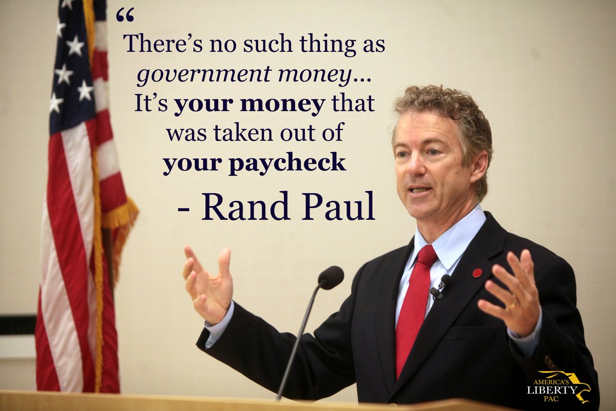 libertyiswoke's tweet image. There is no such thing as government money. In order for the government to give something to you, they must first take it from a productive individual. #ItsYourMoney #YouKeepIt #StandWithRand #TaxationIsTheft #TaxSeason #Taxes