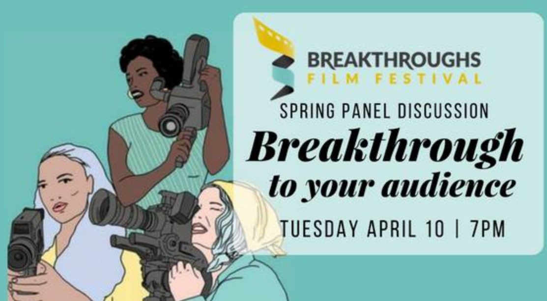 mariamztweets's tweet photo. Your audience is everything! Learn how to make an impact on yours at the @breakthroughsff panel TOMORROW w/4 very talented women in the industry @rakheecola @ali_zimmer @LiftedEyes @sarah_kolasky RSVP here: https://t.co/37Htutgtqe #womeninfilm #emergingfilmmakers https://t.co/HnpJG4Jhzo