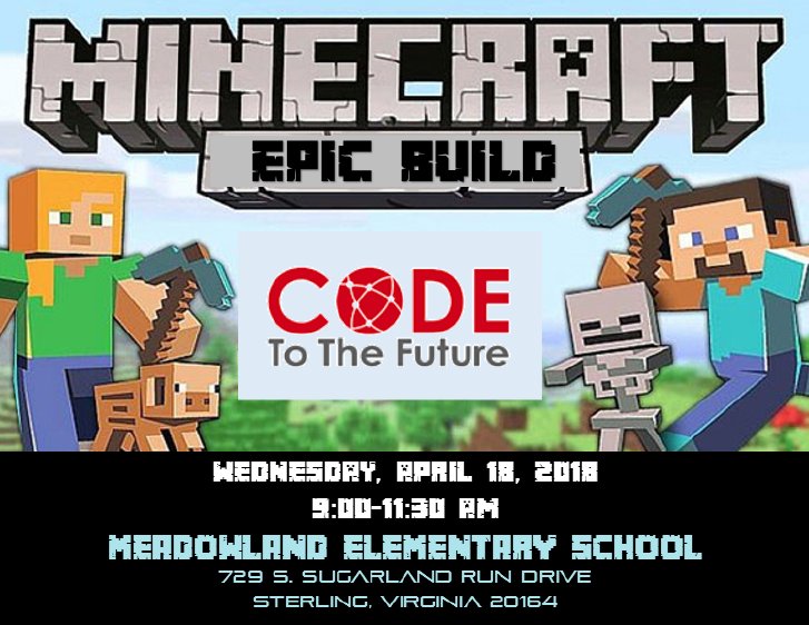 LCPS_CttF's tweet image. We cannot wait for this EPIC Event!!! #lcpscodes @finn_teri @NickGrzeda @CTTF_Joshua @ashleyfellis @ewilliams65