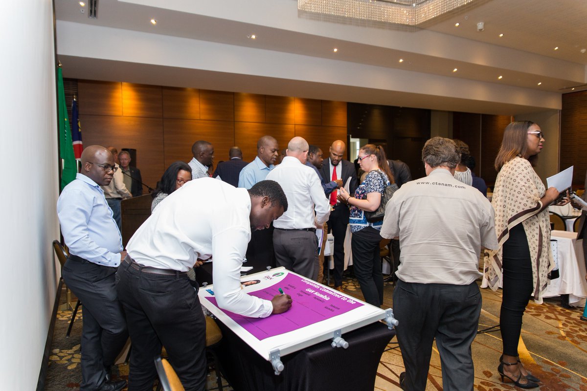 NEF_Namibia's tweet photo. #NEF Member employers committing to #Youth #Employment through #workreadinessprogrammes such as #internships and #apprenticeships to empower the young people of #Namibia ๐ https://t.co/jlbr1NVmb5