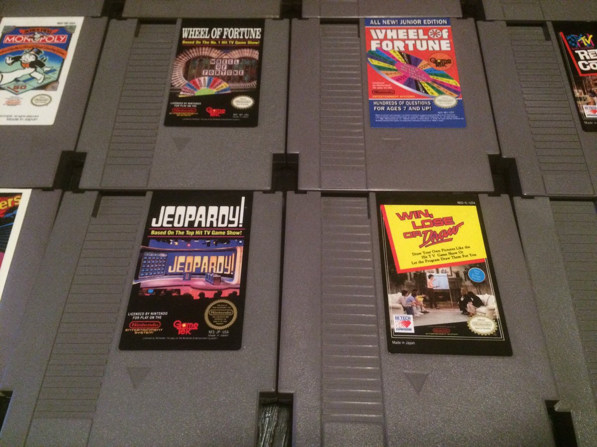 80’s Video Games of the Day:  
#WheelOfFortune #Jeopardy #WinLoseOrDraw #Nintendo #NES #Retro #Gaming #Gamer #Games #Game #80sThen80sNow

To view more of my 1980’s World Record Collection, Visit me at:
Website:
80sThen80sNow.com
YouTube:
youtube.com/80sthen80snow
