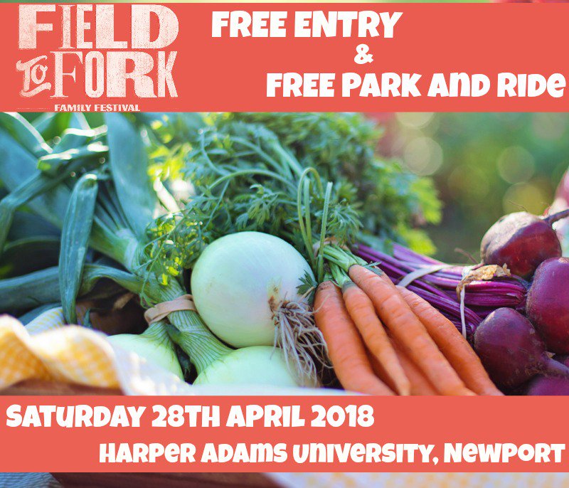 Fieldtoforkfest's tweet photo. The Field to Fork festival is almost here and we couldn't be more excited! Harper Adams University, Newport will home to so many fantastic activities! 
Head to our website and look through the programme to see what we have planned for you! 
https://t.co/YoXM2Rgbo8 https://t.co/w4FyF1Ffkd
