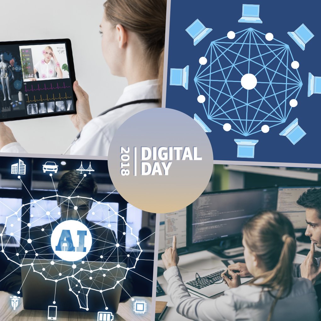 #eHealth is among #DigitalDay18 main topics announced by @EU_Commission: 💡
Joining forces on #ArtificialIntelligence 🔗
Building a EU partnership in #blockchain technologies 🏥
Sharing data to personalise #DigitalHealth
→ More: https://t.co/Sukf38yr8I https://t.co/sPlD8w15ob