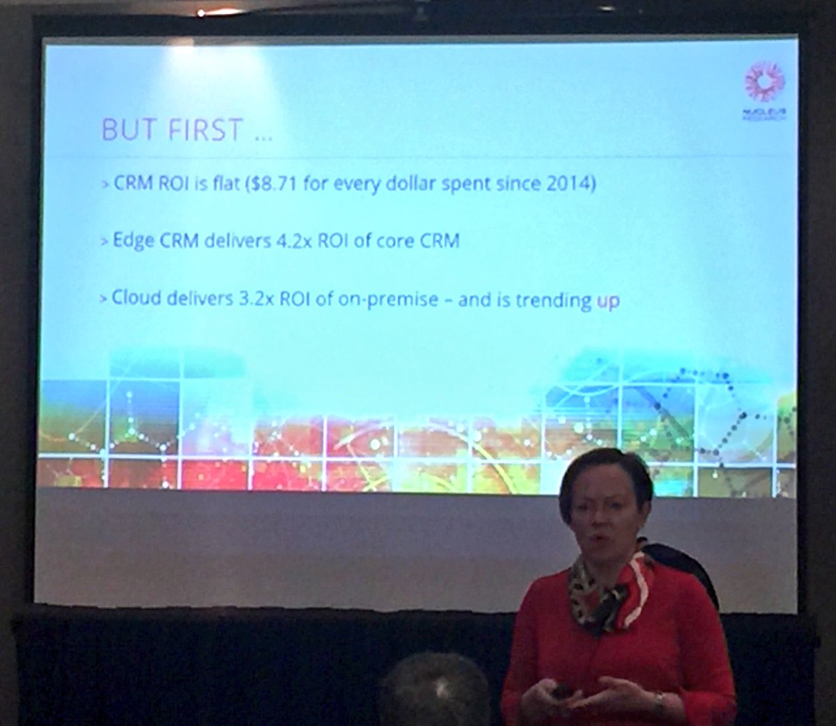 ValaAfshar's tweet image. Cloud CRM delivers 3.2X ROI of on premise - and is trending up.

—@rebeccawetteman #CRMevolution