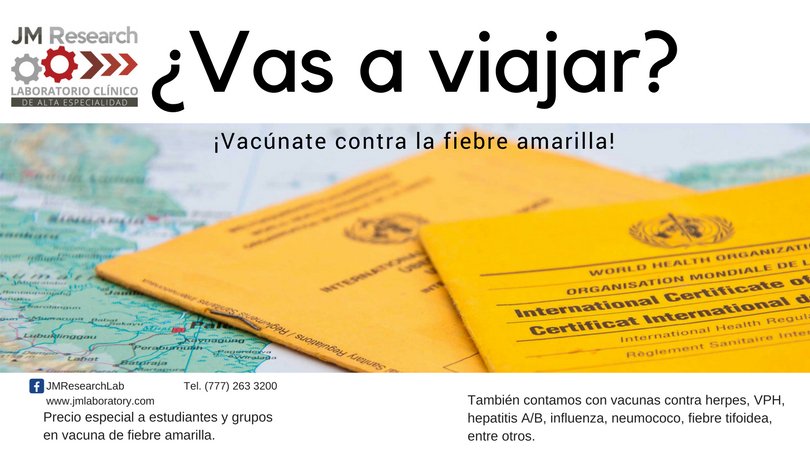 jm_research's tweet photo. ¡Recuerda viajar protegido(a)!
#FiebreAmarilla #YellowFever #vacunas #vaccines #hepatitis #salud #buenlunes #jmresearch https://t.co/LPY0rbgKFr