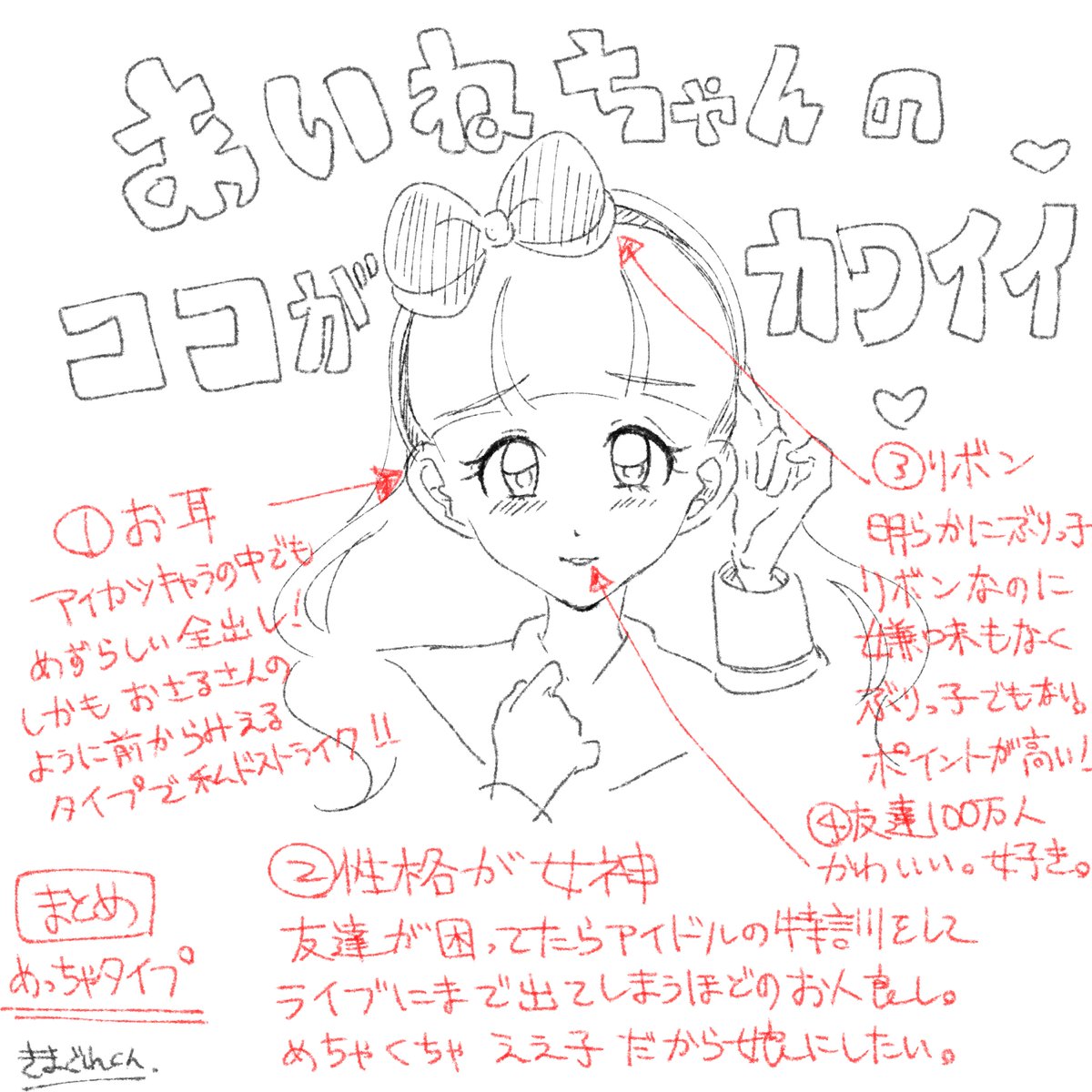 1話しかみてないのに、あいねちゃん愛を語る。 