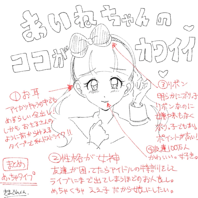 1話しかみてないのに、あいねちゃん愛を語る。 