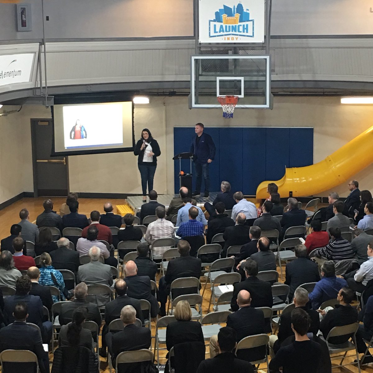 JillianBWalker's tweet photo. @Haley_Altman sharing the focus Indiana has for #entrepreneurship @Launch_Indy #NextLevelFund @tbkopp https://t.co/3Gv0s7V5DG