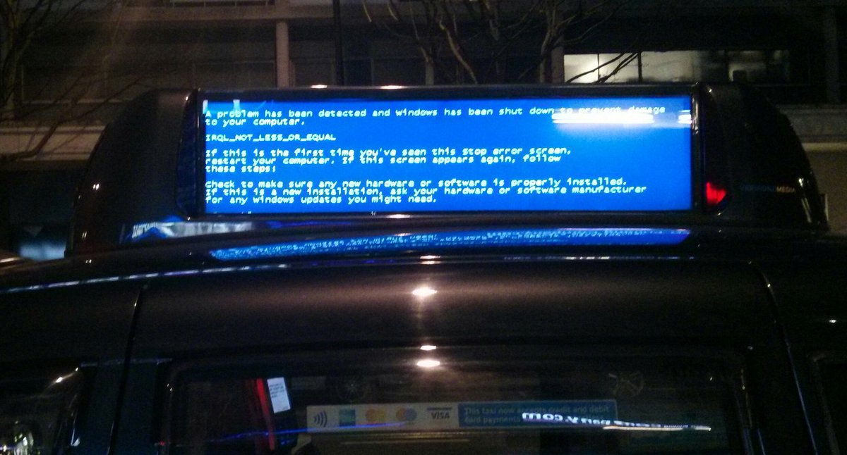 Spotted on a London #BlackCab the other night. Looks like it's time for TaxiFuzz!
