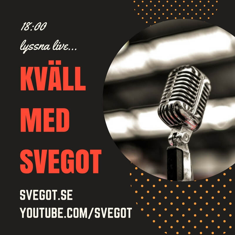 runstromsforlag's tweet photo. Missa inte Kväll med Svegot - Direkt ikväll klockan 18:00 - Lyssna på https://t.co/jmooHhfF8z

#svpol #migpol #svegot https://t.co/ih5tCgVTS4