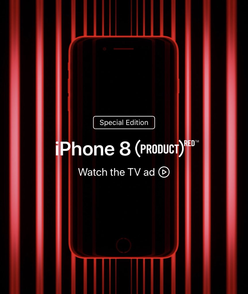 ThaNerd's tweet photo. @pschiller Looks gorgeous. It’s sad there’s no trade-in + pay program to exchange my current iPhone 8 Plus against a red one. https://t.co/YzUYm69z6G