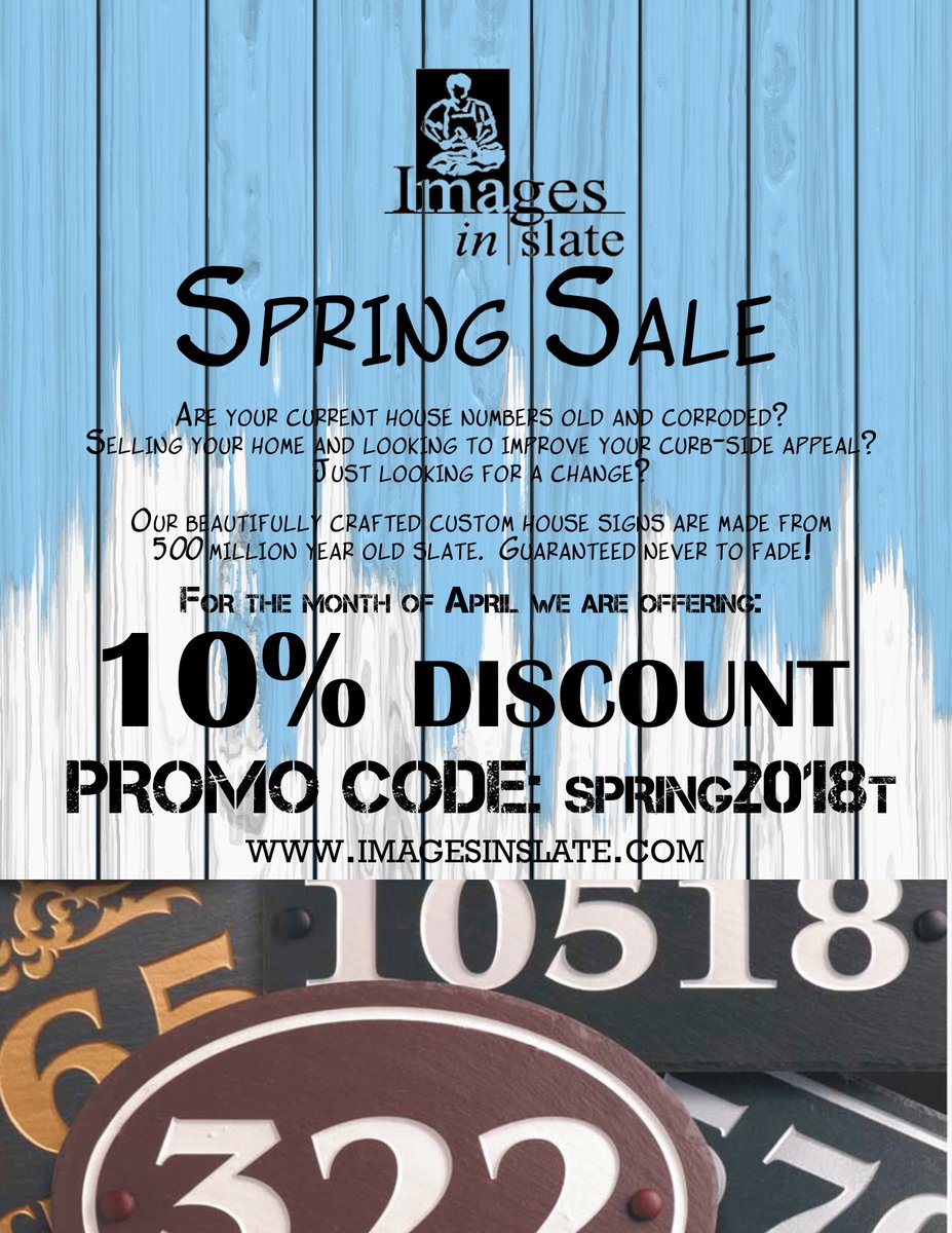ImagesinSlate's tweet photo. Follow us on Twitter and retweet for a chance to win a to win a #free custom slate house sign! Upto $149 value! #ImagesInSlate #housesigns #homeimprovements #curbsideappeal #specialoffer #signdesign #slate #housenumbers https://t.co/hu9msNyIqL
