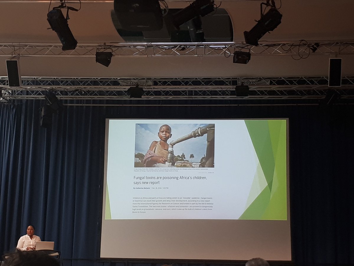 MoFathiAbdallah's tweet photo. Mycotoxins in Africa talk by Dr. Lindy, South Africa
#EFS14 https://t.co/Vjkz6CifqS