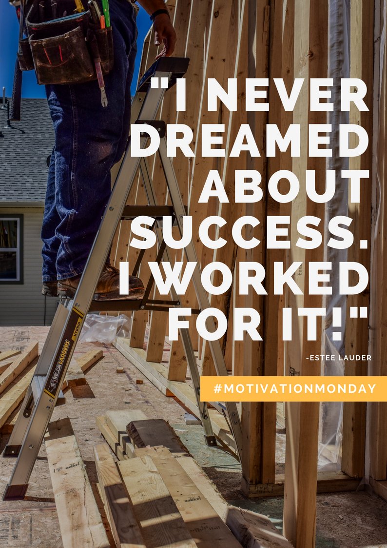 #motivationmonday #gorillaladders #workforit #succeed #motivationtosucceed