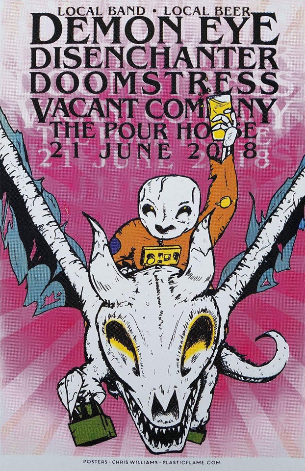 disenchanterpdx's tweet photo. Stoked on our trek to the east coast in June! We'll be in Raleigh, NC sharing the stage at The Pour House Music Hall with some of our favorite people!!! \m/
#demoneyenc #doomstressband #disenchanter #vacantcompany https://t.co/hNfcdvyZzF