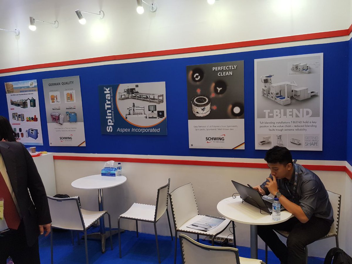 SCHWING_TECH's tweet image. Here are some shots from the #IndoIntertex @Peraga_Expo. At the “PT. Jabar Mulia Engineering” booth 105, our expert Sunil Chalishajar informed the visitors about our fully automated solutions. It was a great event and we look forward to returning. :-) thermal-cleaning.com